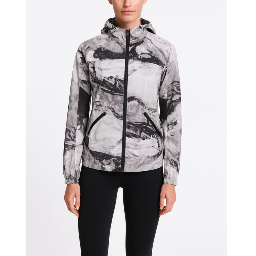 Lululemon Miss Misty II Jacket Womens 2 Black Packable Windbreaker Travel Active